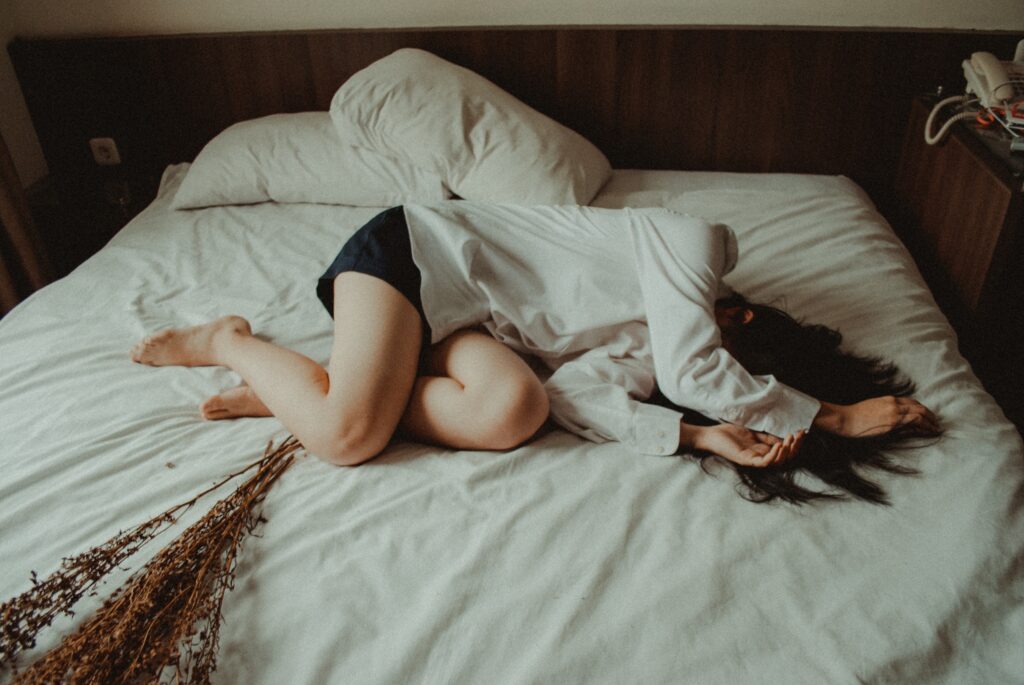 Adrenal Fatigue (AF) 7 Adrenal Fatigue Woman Lying In Bed