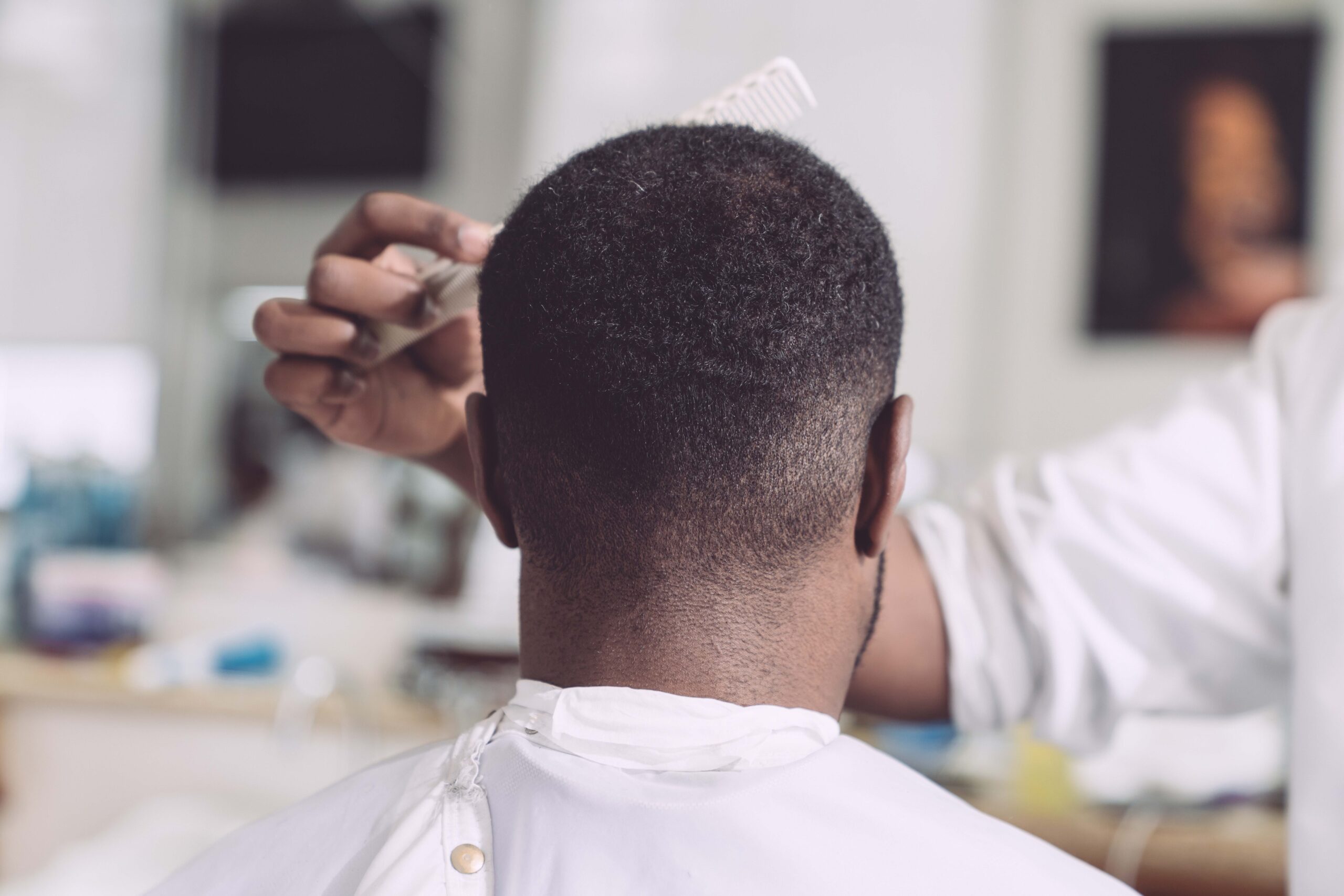 male haircut
