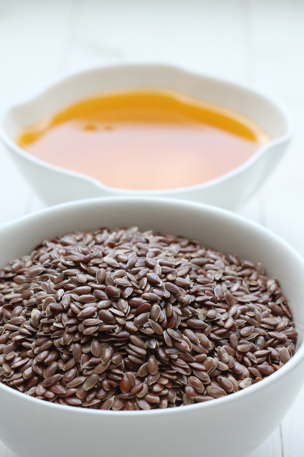 bowl of linseed