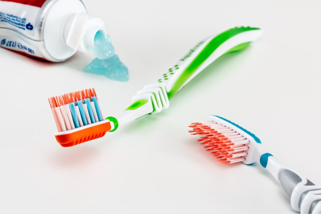 TOOTHPASTE: Avoid fluoride. 1 toothbrush toothpaste