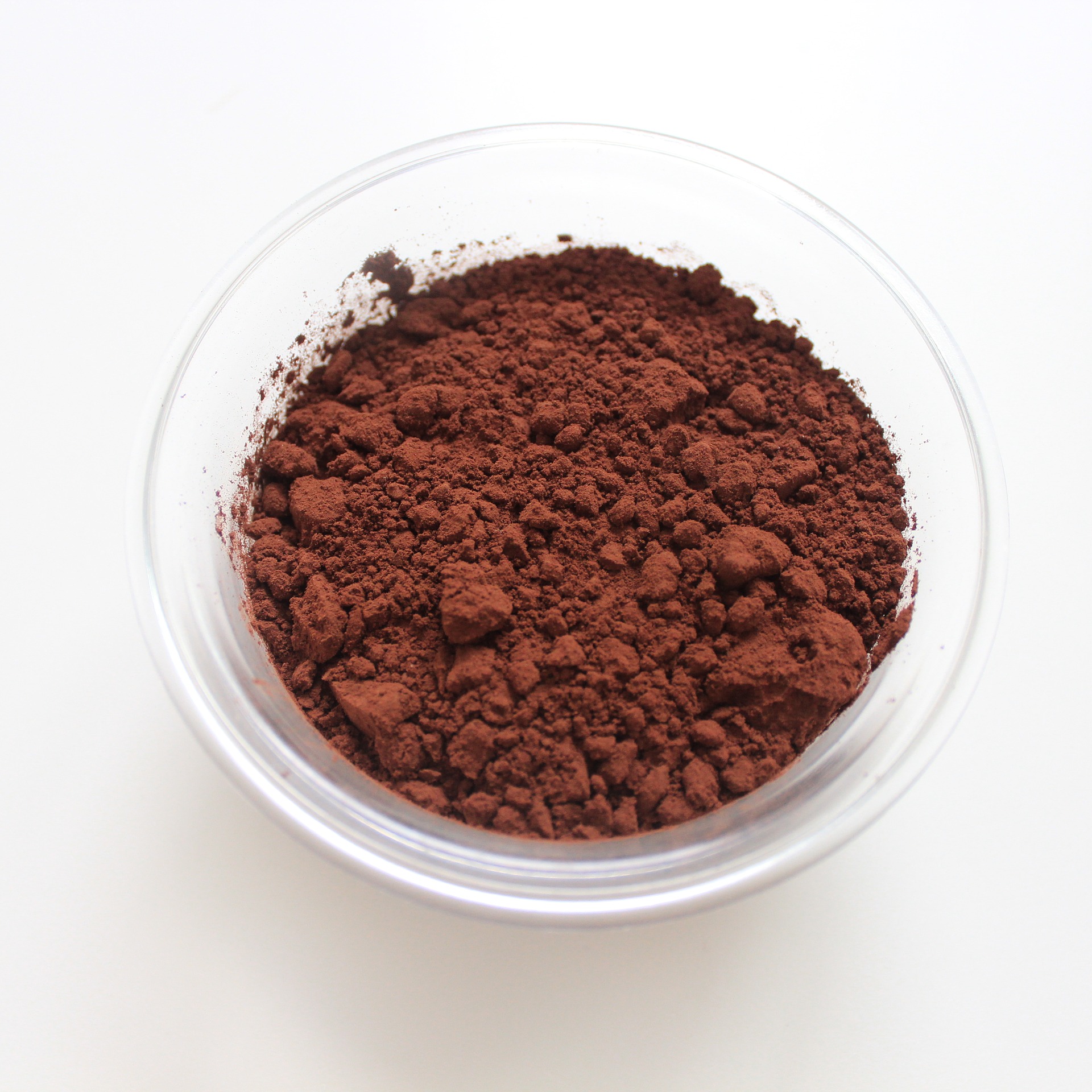 cocoa powder in small bowl