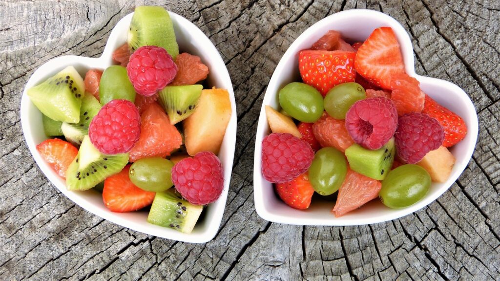 Fructose Malabsorption 6 fruit salad heart shaped bowls