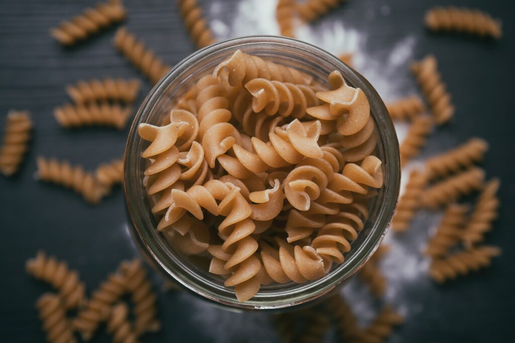 Carbs: Are They Really So Bad? 4 brown pasta spirals