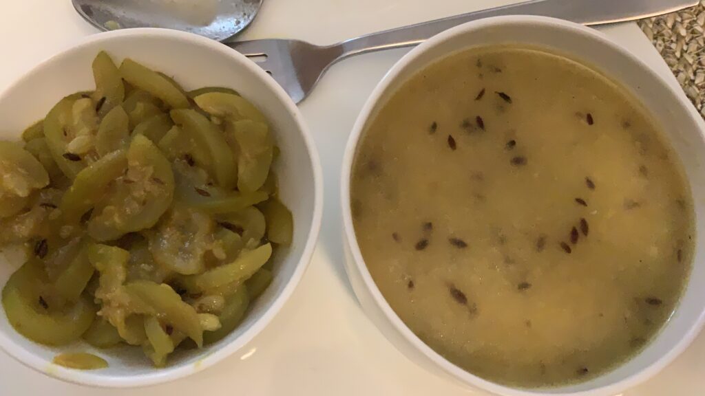 Panchakarma - The Science Of Rejuvenation 3 Indian Dahl and veggies